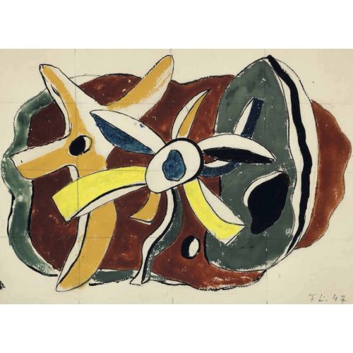 Fernand Leger, Composition Recto And Verso Fernand Leger, Composition Recto And Verso