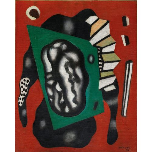 Fernand Leger, Composition Sur Fond Rouge Fernand Leger, Composition Sur Fond Rouge