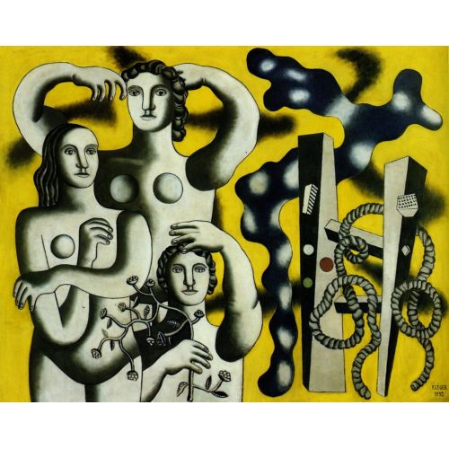 Fernand Leger, Composition With The Three Figures Fernand Leger, Composition With The Three Figures