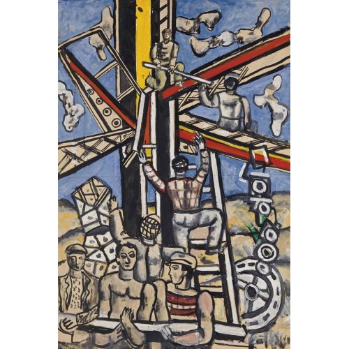 Fernand Leger, Constructeurs, Echelle Et Roue Fernand Leger, Constructeurs, Echelle Et Roue