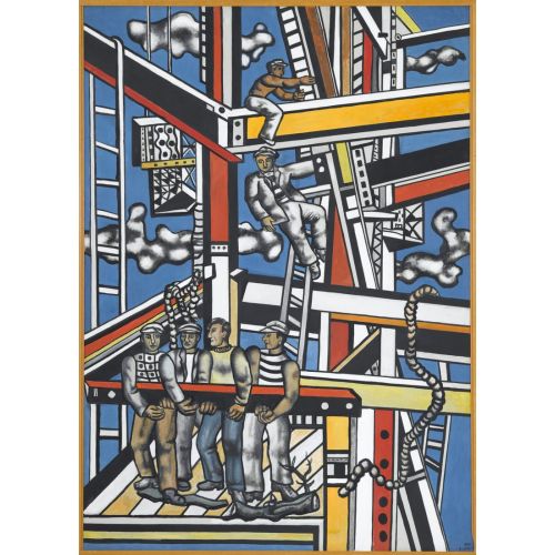 Fernand Léger, Construction Workers, Final State Cubism Art Movements Fernand Léger, Construction Workers, Final State, Cubism
