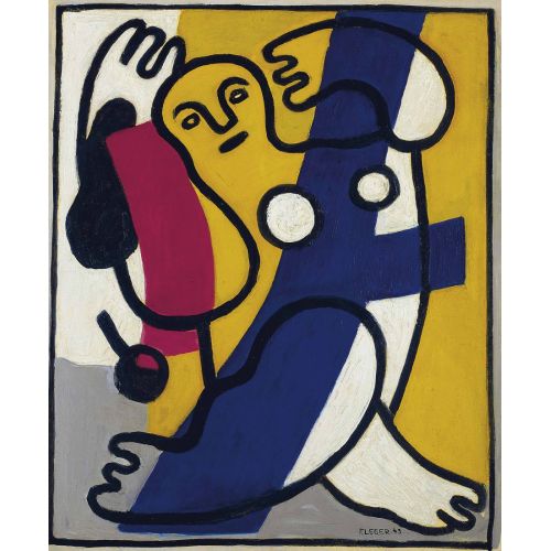 Fernand Leger, Danseuse En Jaune Et Bleu Fernand Leger, Danseuse En Jaune Et Bleu