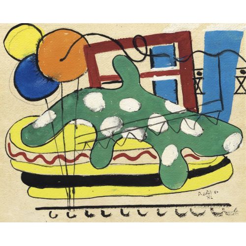 Fernand Leger, Deauville Recto And Verso Fernand Leger, Deauville Recto And Verso