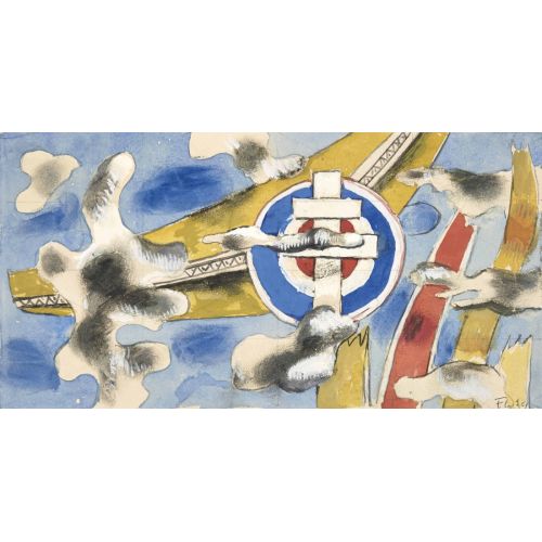 Fernand Leger, Gökyüzündeki Uçak İçin Etüt Fernand Leger, Gökyüzündeki Uçak İçin Etüt