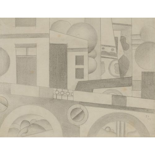 Fernand Leger, Römorkör İçin Etüt Mimari Manzara