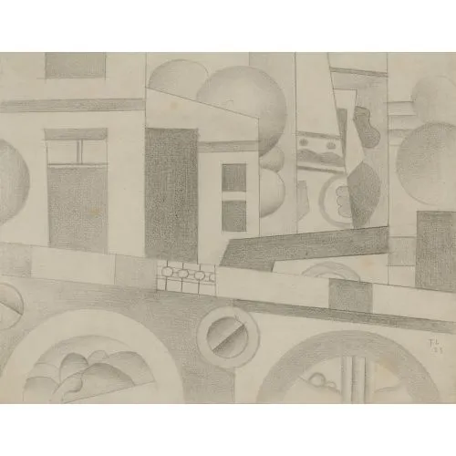 Fernand Leger, Römorkör İçin Etüt Mimari Manzara