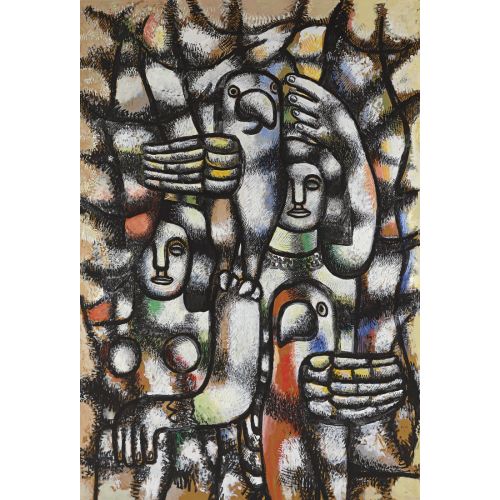 Fernand Leger, Papağanlı Kadın