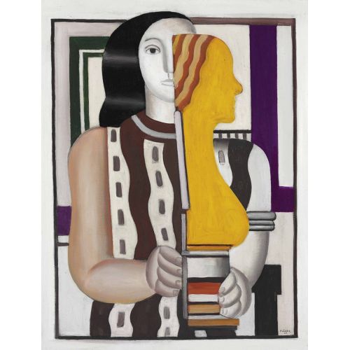 Fernand Leger, Femme Portant Une Statuette
