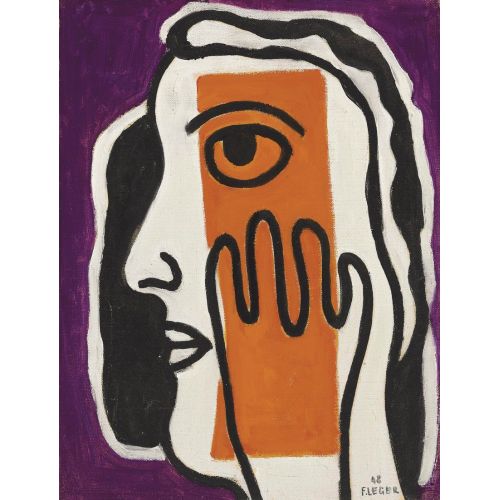 Fernand Leger, Figure En Deux Couleurs Figure V
