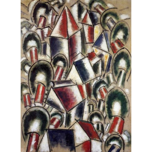 Fernand Leger, Ağaçlarda Evler Manzarası