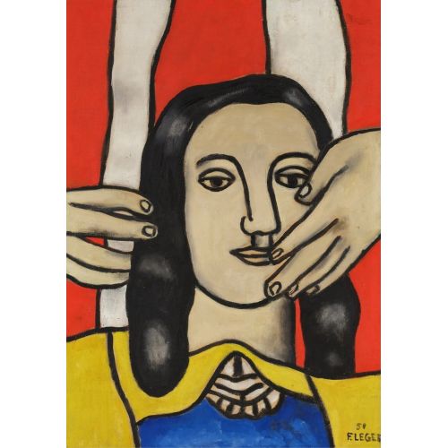 Fernand Leger, Sarı Korse Giyen Genç Kız