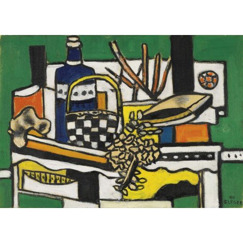 Fernand Leger, Mavi Şişe Fernand Leger, Mavi Şişe