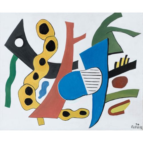 Fernand Leger, Sarı Ve Siyah Zincir