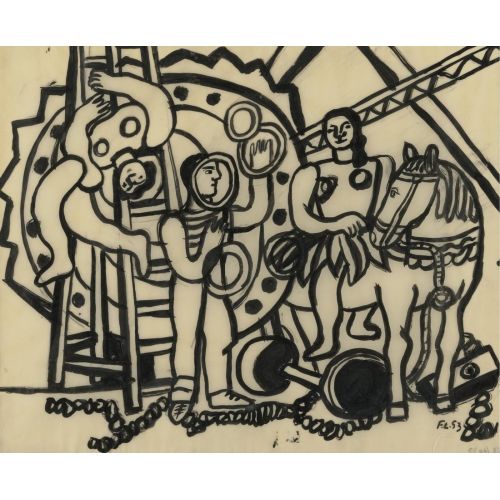 Fernand Leger, Akrobat Ve Jonglörler Fernand Leger, Akrobat Ve Jonglörler