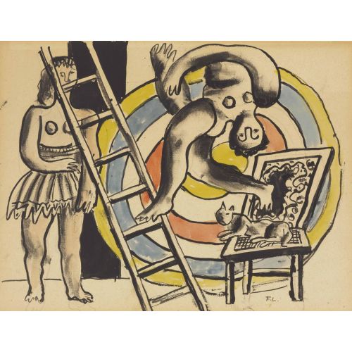 Fernand Leger, Akrobat Ve Ortağı Fernand Leger, Akrobat Ve Ortağı