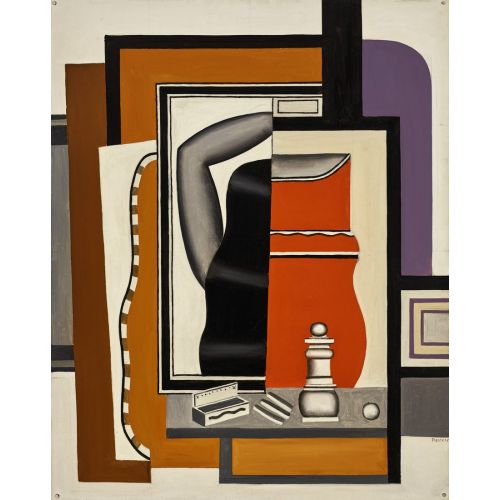 Fernand Leger, Tuvalette Kadın Fernand Leger, Tuvalette Kadın