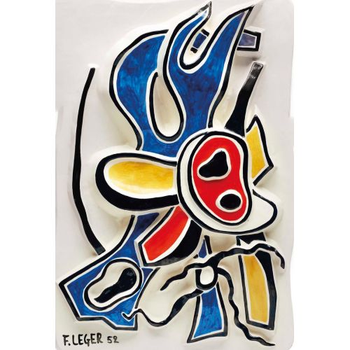 Fernand Leger, Mavi Büyük Alev Fernand Leger, Mavi Büyük Alev