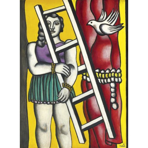 Fernand Leger, Merdivenli Genç Kız Fernand Leger, Merdivenli Genç Kız