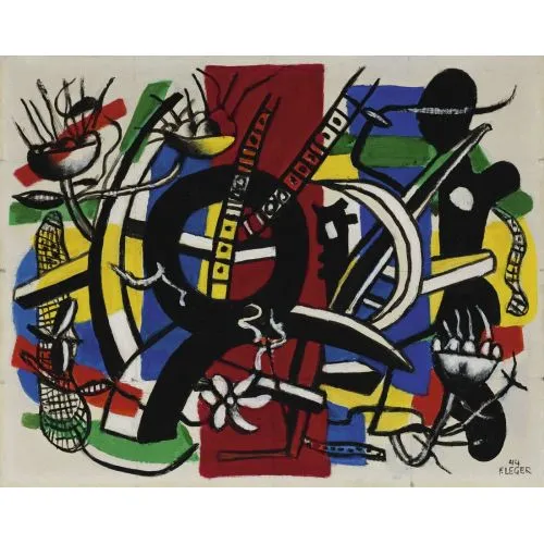 Fernand Leger, Siyah Tekerlek, İlk Durum Fernand Leger, Siyah Tekerlek, İlk Durum