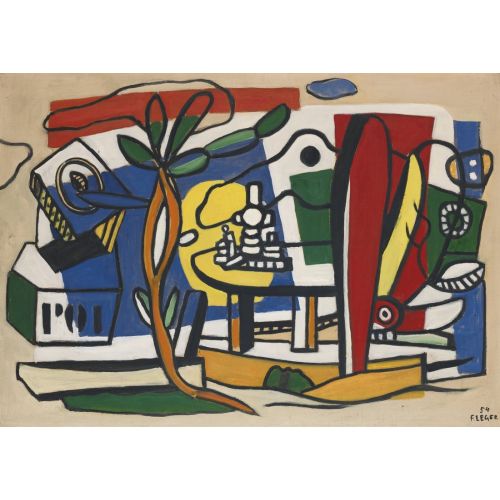 Fernand Leger, Bahçedeki Masa Fernand Leger, Bahçedeki Masa