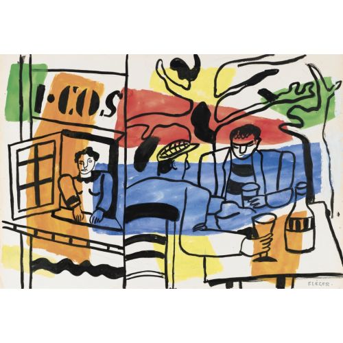 Fernand Leger, Le Cafe Fernand Leger, Le Cafe