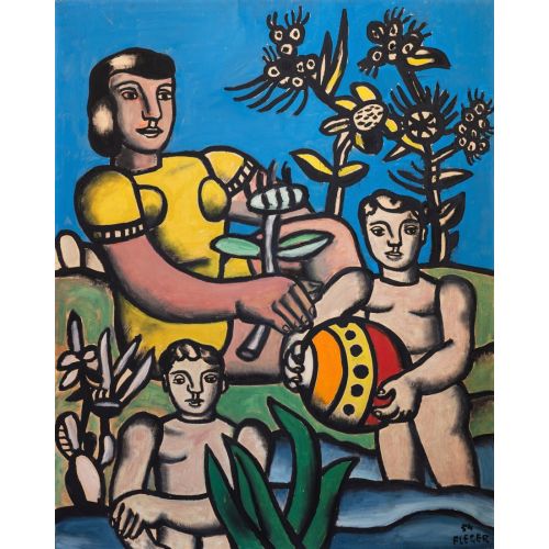 Fernand Leger, Le Campeur, Etude Fernand Leger, Le Campeur, Etude