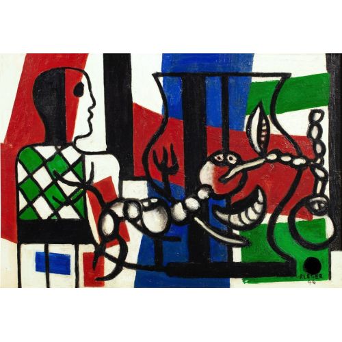 Fernand Leger, Yeşil Kazak Fernand Leger, Yeşil Kazak