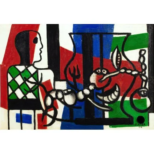 Fernand Léger, Yeşil Kazak Kübizm Sanat Akımları Fernand Léger, Yeşil Kazak, Kübizm, adlı tabloyu yüksek