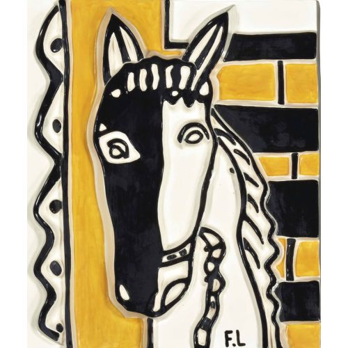 Fernand Leger, Sarı Zeminde At