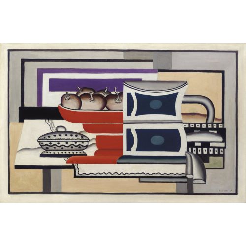 Fernand Leger, Le Compotier Rouge Compotier De Poires Fernand Leger, Le Compotier Rouge Compotier De Poires
