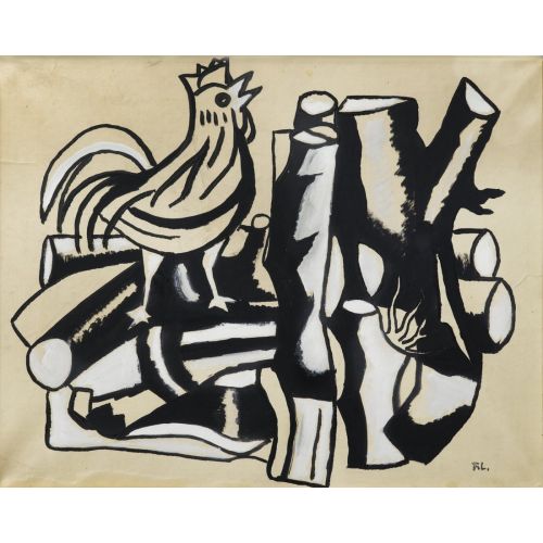 Fernand Leger, Le Coq Sur Les Buches Fernand Leger, Le Coq Sur Les Buches