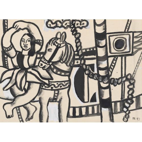 Fernand Leger, Süvari Kadın Fernand Leger, Süvari Kadın