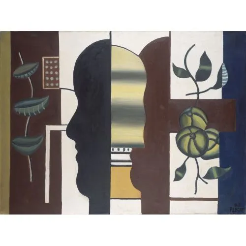 Fernand Leger, Siyah Profil Fernand Leger, Siyah Profil