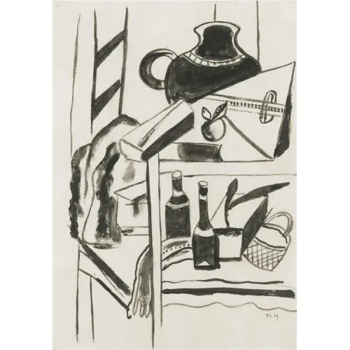 Fernand Leger, Şişeler Fernand Leger, Şişeler