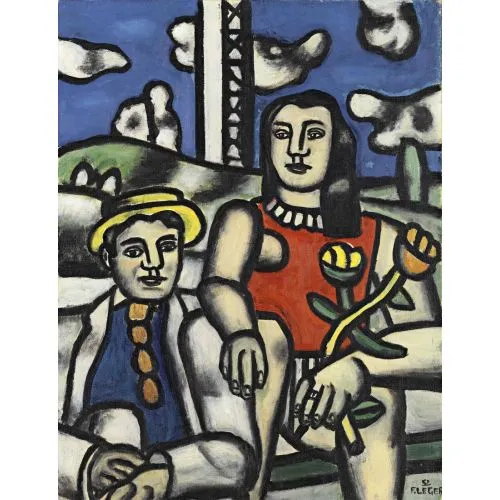 Fernand Leger, Les Deux Amoureux, 1er Etat