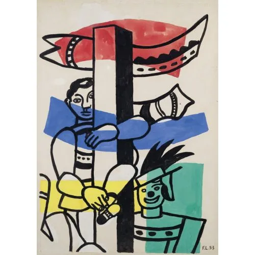 Fernand Leger, Les Deux Clowns