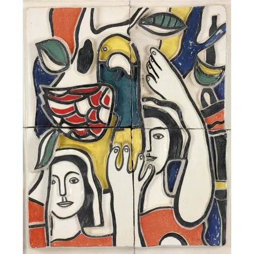 Fernand Leger, Les Deux Femmes Au Perroquet