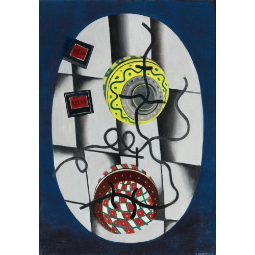 Fernand Leger, Renkli İki Küre Fenerler