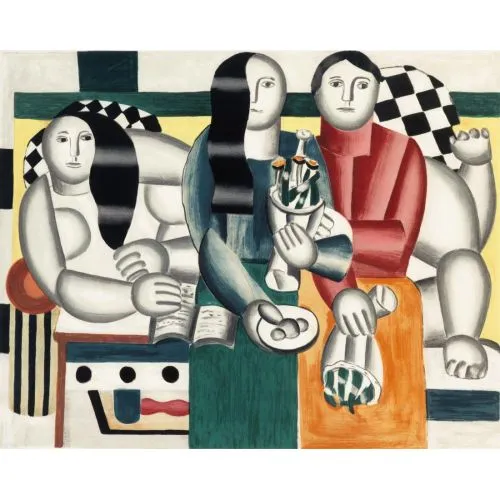 Fernand Léger, Les Femmes Au Bouquet Cubism Art Movements Fernand Léger, Les Femmes Au Bouquet, Cubism, can be purchased or