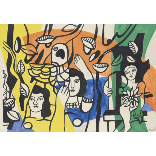 Fernand Leger, Les Femmes Au Perroquet 2