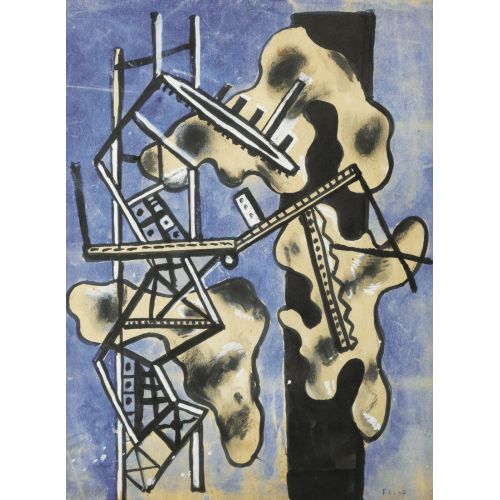 Fernand Leger, Les Fumees Dans Une Architecture Metallique