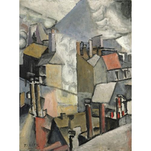 Fernand Leger, Çatılardaki Dumanlar Fernand Leger, Çatılardaki Dumanlar