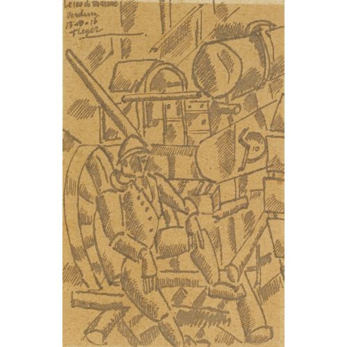 Fernand Leger, Verdun'da Asker Fernand Leger, Verdun'da Asker