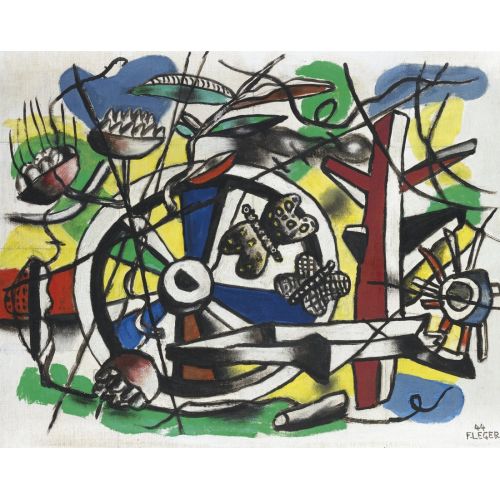 Fernand Leger, Çarkta Kelebekler Fernand Leger, Çarkta Kelebekler