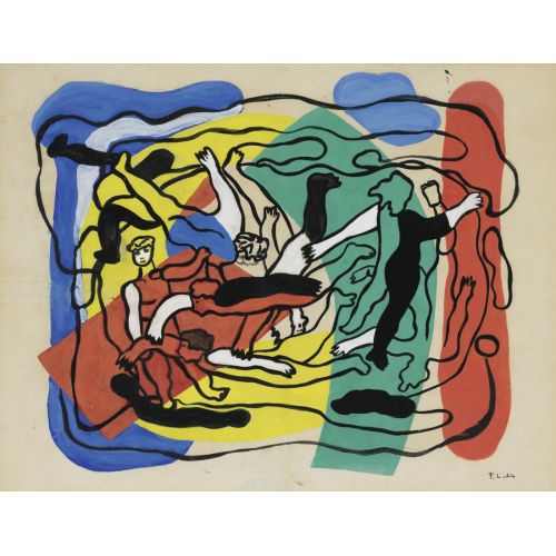 Fernand Leger, Dalgıçlar 4