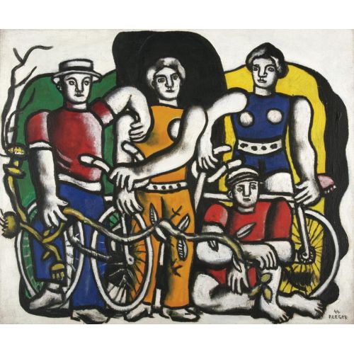 Fernand Leger, Dört Karakter 2. Eskiz Fernand Leger, Dört Karakter 2. Eskiz