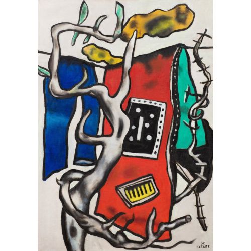 Fernand Leger, Le Tapis Rouge Dans Le Paysage Fernand Leger, Le Tapis Rouge Dans Le Paysage