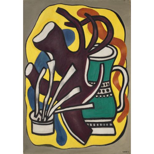 Fernand Leger, Yeşil Vazo Fernand Leger, Yeşil Vazo