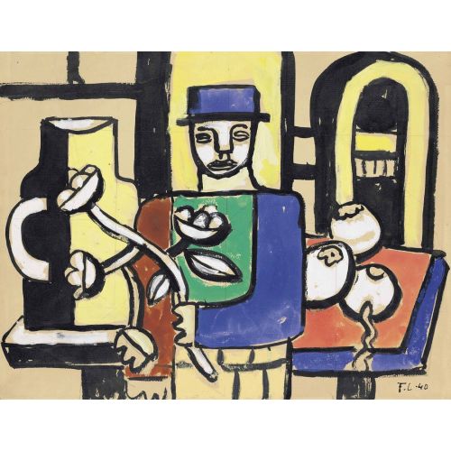 Fernand Leger, L Homme Au Chandail Fernand Leger, L Homme Au Chandail