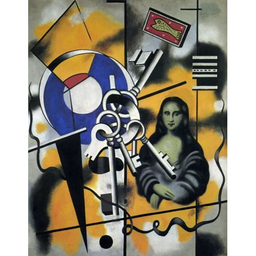 Fernand Leger, Anahtarlarla Mona Lisa Fernand Leger, Anahtarlarla Mona Lisa